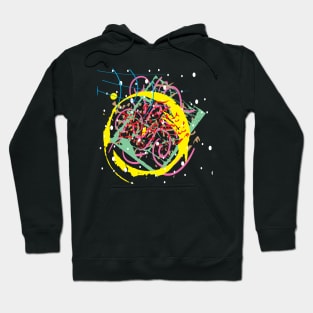 abstract colorful Hoodie